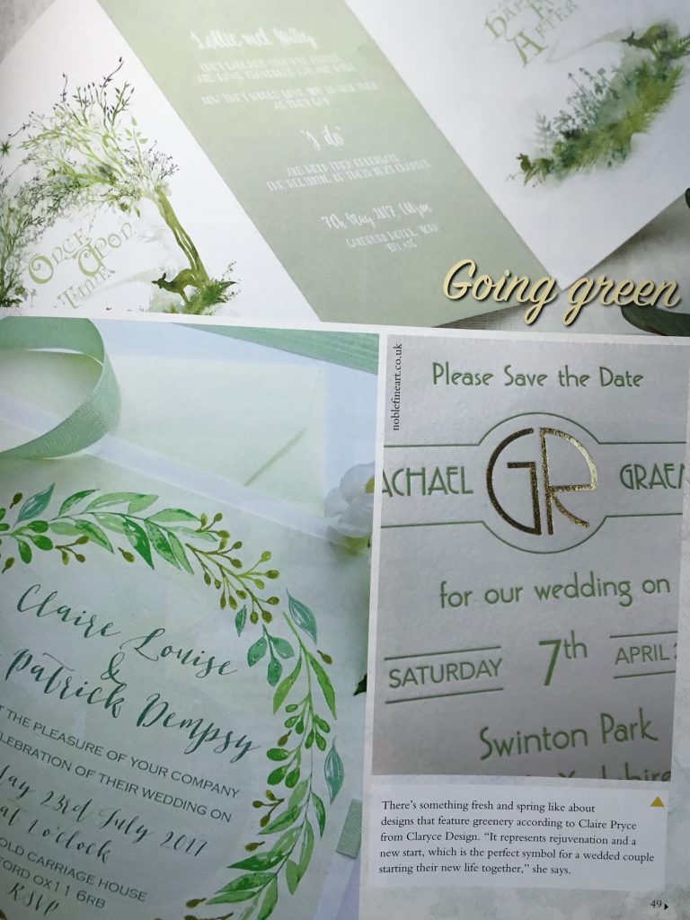 Leaf Garland Wedding Invitation